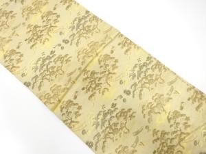 アンティーク　舟に松・貝模様織り出し丸帯（材料）